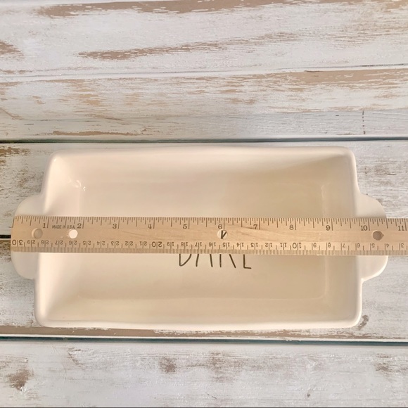 Rae Dunn Ceramic BAKE Loaf Pan - Picture 3 of 3